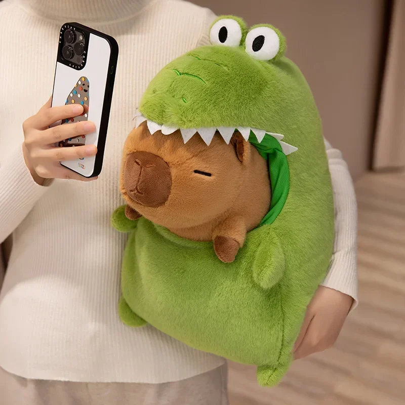 Kawaii Capybara Crocodile Plush (40cm) - Special Edition