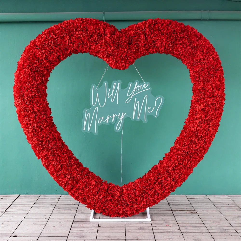 Semicorona de Hortensias y Hojas \, image size:1000x1000