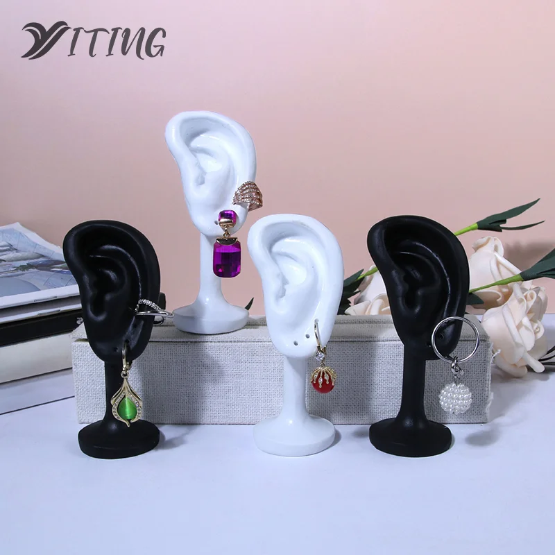 

Portable Fashion Model Earings Display Stand For Shop Jewellery Display Props Ear Clip Storage Rack Personality Shooting Props