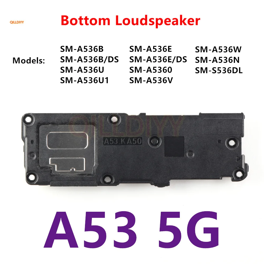삼성 갤럭시 A53 5G SM-A536B A536U A536E/DS A536 하단 시끄러운 스피커 부저 링거 모듈 교체 부품 용 확성기
