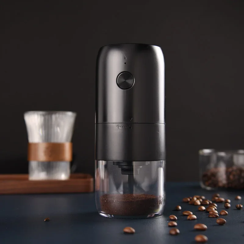 

Electric Coffee Grinder USB Rechargeable Wireless Coffee Beans Grinding Blenders 1800 MAH Large Capacity BatteryOne Key Grinding