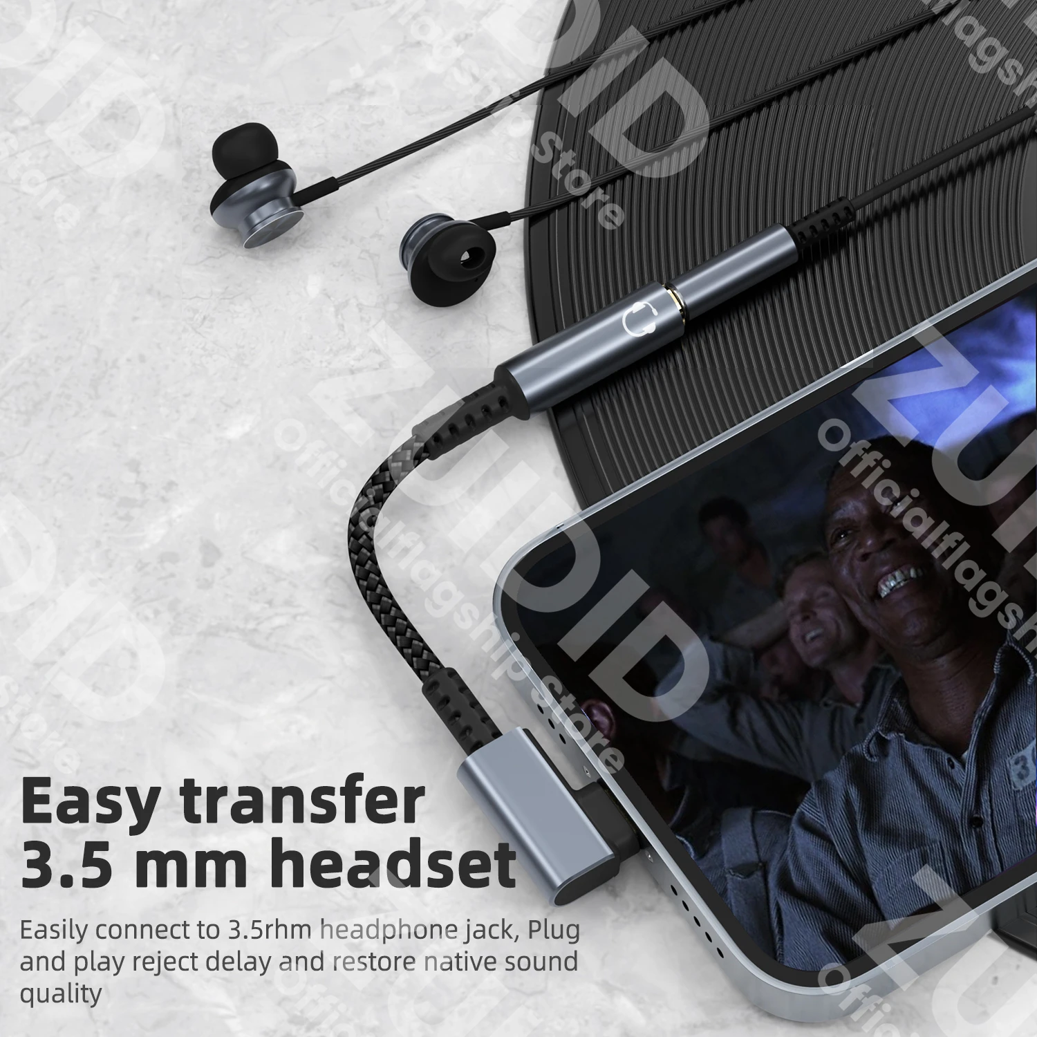 Enhanced USB-C to 3.5mm HiFi Audio Adapter