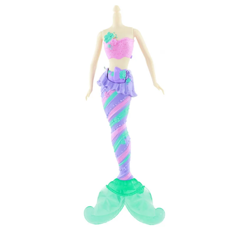 Kawaii Fashion Body For Dolls Plastic Mermaid Toys For Girls Kids