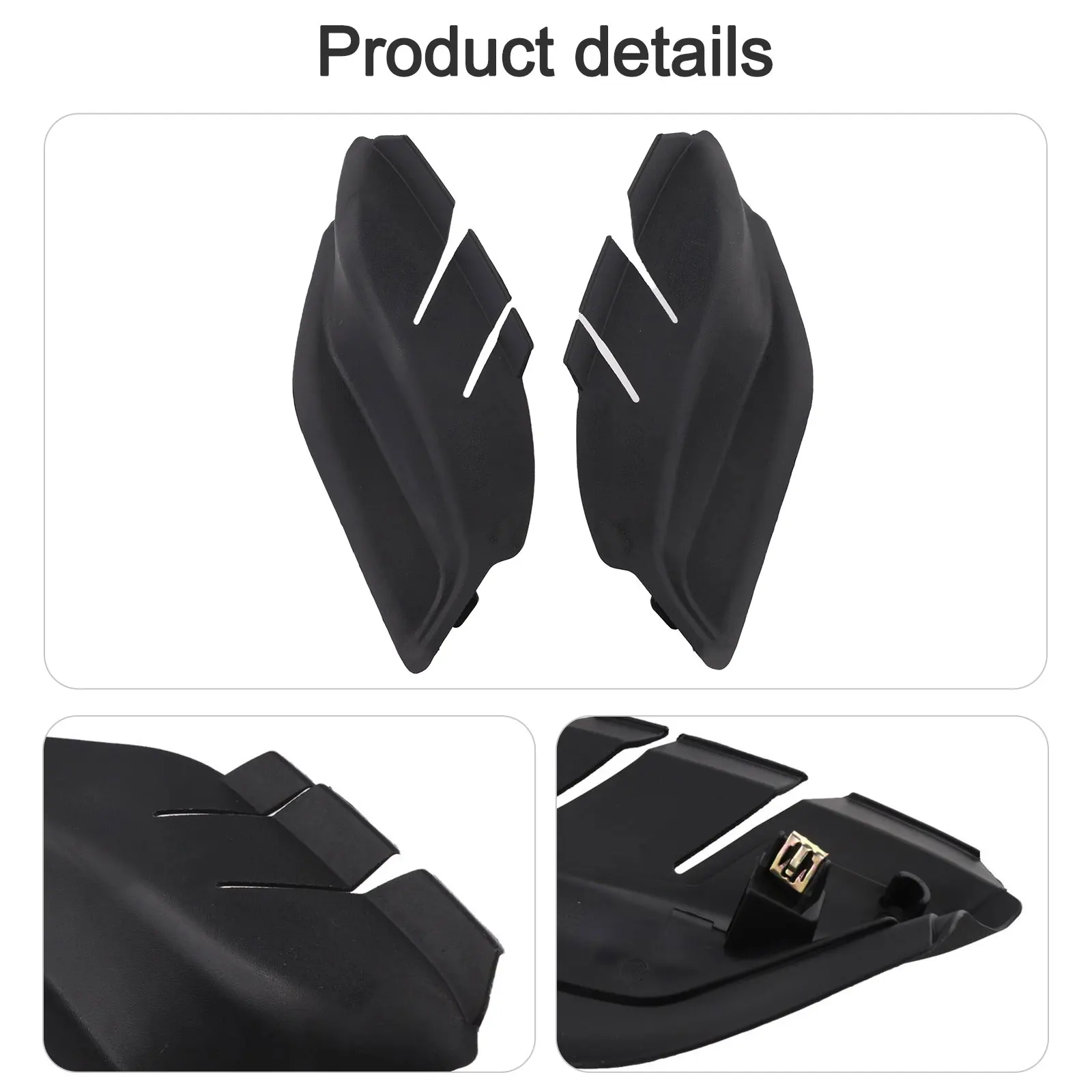 Für Jeep Für Compass 2017 2023 Frontscheibenverkleidung, 2-teilig, Wrap-Eckverkleidung, kompatibel mit Teilenummer 53223828 – Detail 18