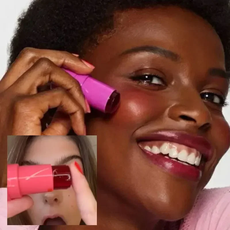 Tint 3-in-1 Milk Jelly Cheek Blush Moisturized Blusher Sticker Water Long Lasting Brighten Matte Facial Contour Rouge Makeup powder blusher blush powder facial blusher