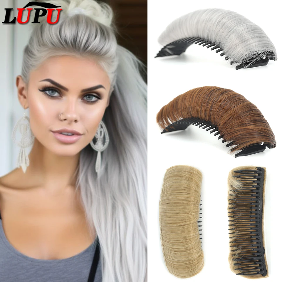 Fluffy Princess Styling Increased Hair Pad Invisible Fluffy Volume Lift Hair Clip Bun Women Accessories hair pad wig cushion