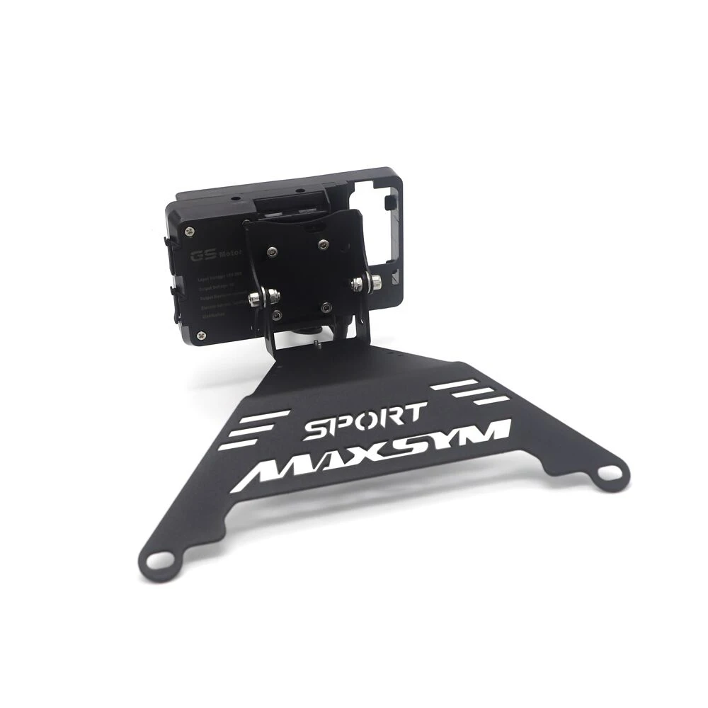오토바이 전면 휴대폰 GPS 마운트 내비게이션 브래킷, USB 및 무선 충전 스탠드, SYM MAXSYM TL 500 508 TL500 TL508