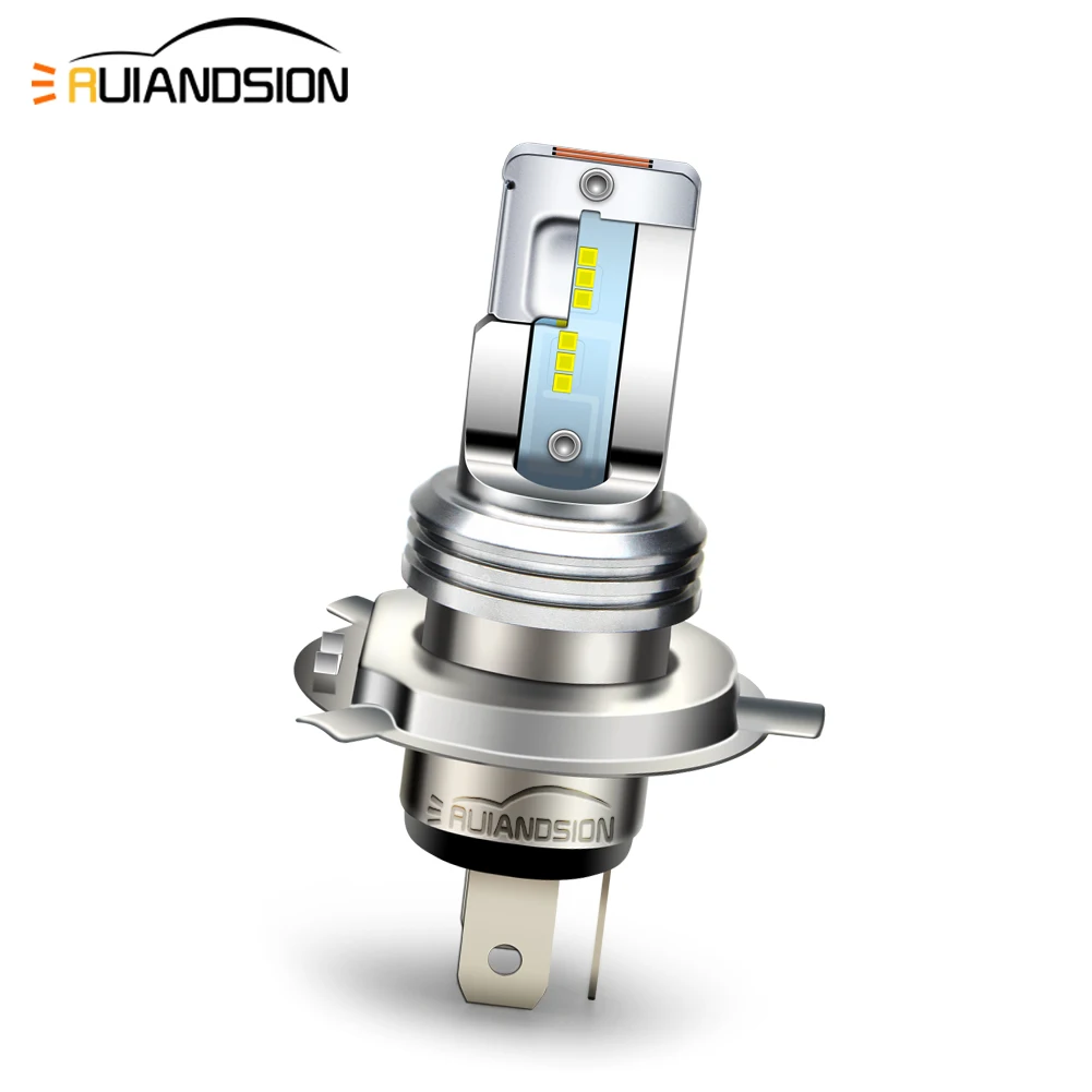 

Headlight Motorcycle LED Universal H4 P45T P36D High/Low Beam Auto Moto Lamp 2000LM 6-24V Electric Scooter Accessories White