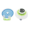 For 60 Quail Eggs Green +Blue Round ABS Quail Egg Incubator Poultry Quail Incubator with LED Screen