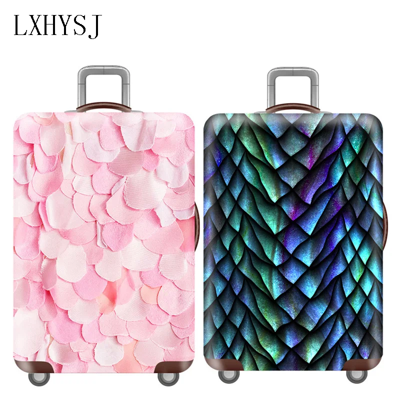 Fashion Luggage Case Dust Cover Elastic Suitcase cover For 18-32Inch Trolley Travel accessories