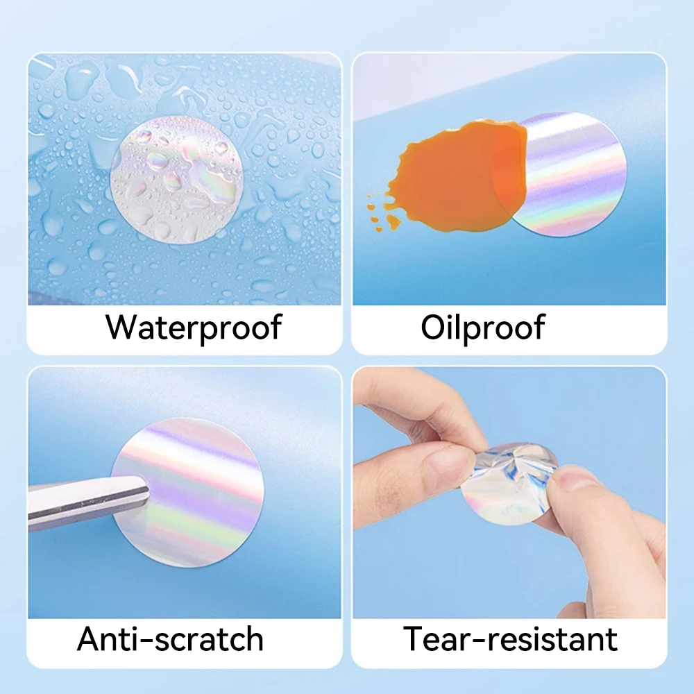 For NiiMBOT M2 Transfer Label Printer White Transparent Color Laser Labels Sticker Paper Adhesive for Office/Outdoor Keep Long