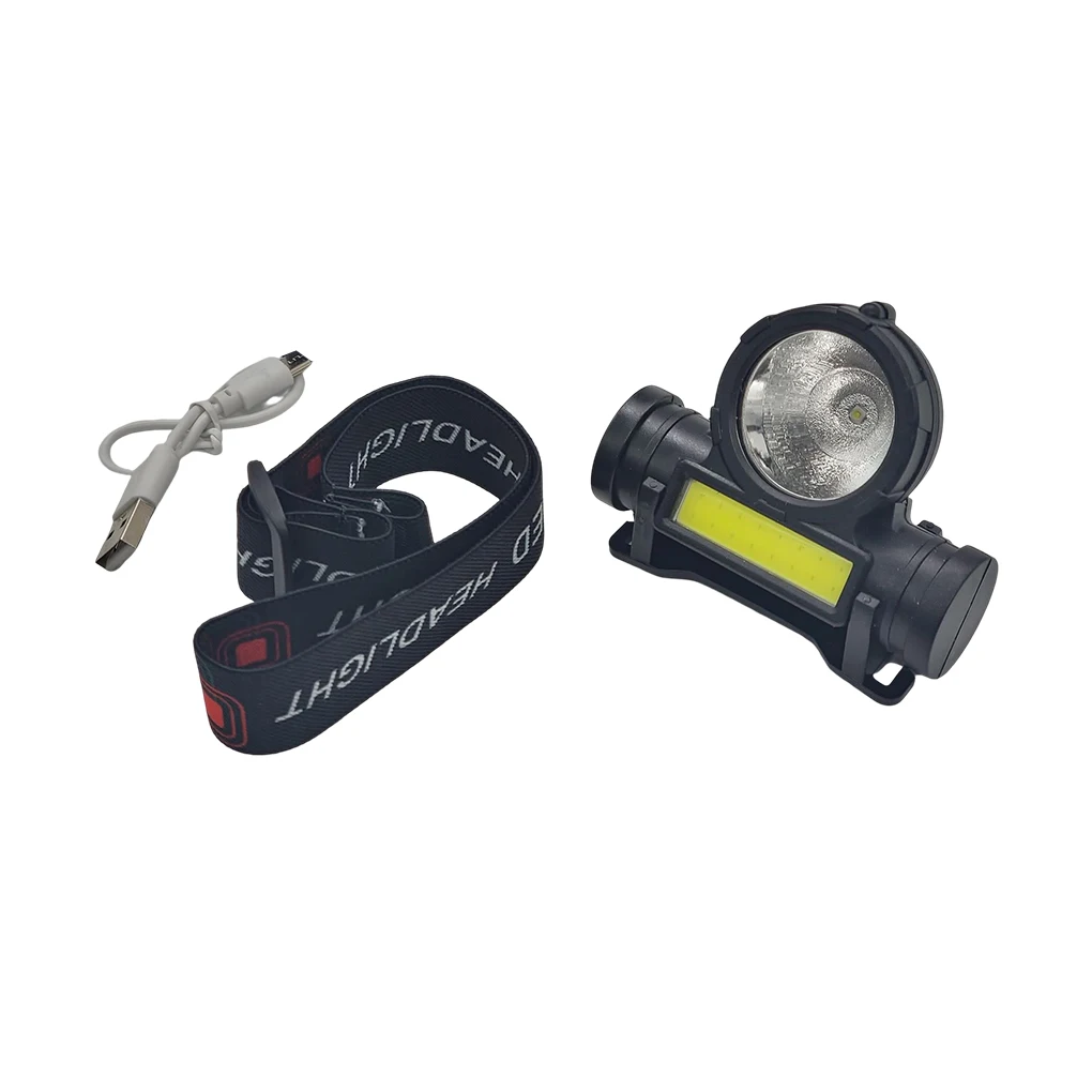 

Mini Headlamp Rechargeable Waterproof Adjustable Climbing Head Light Lamp