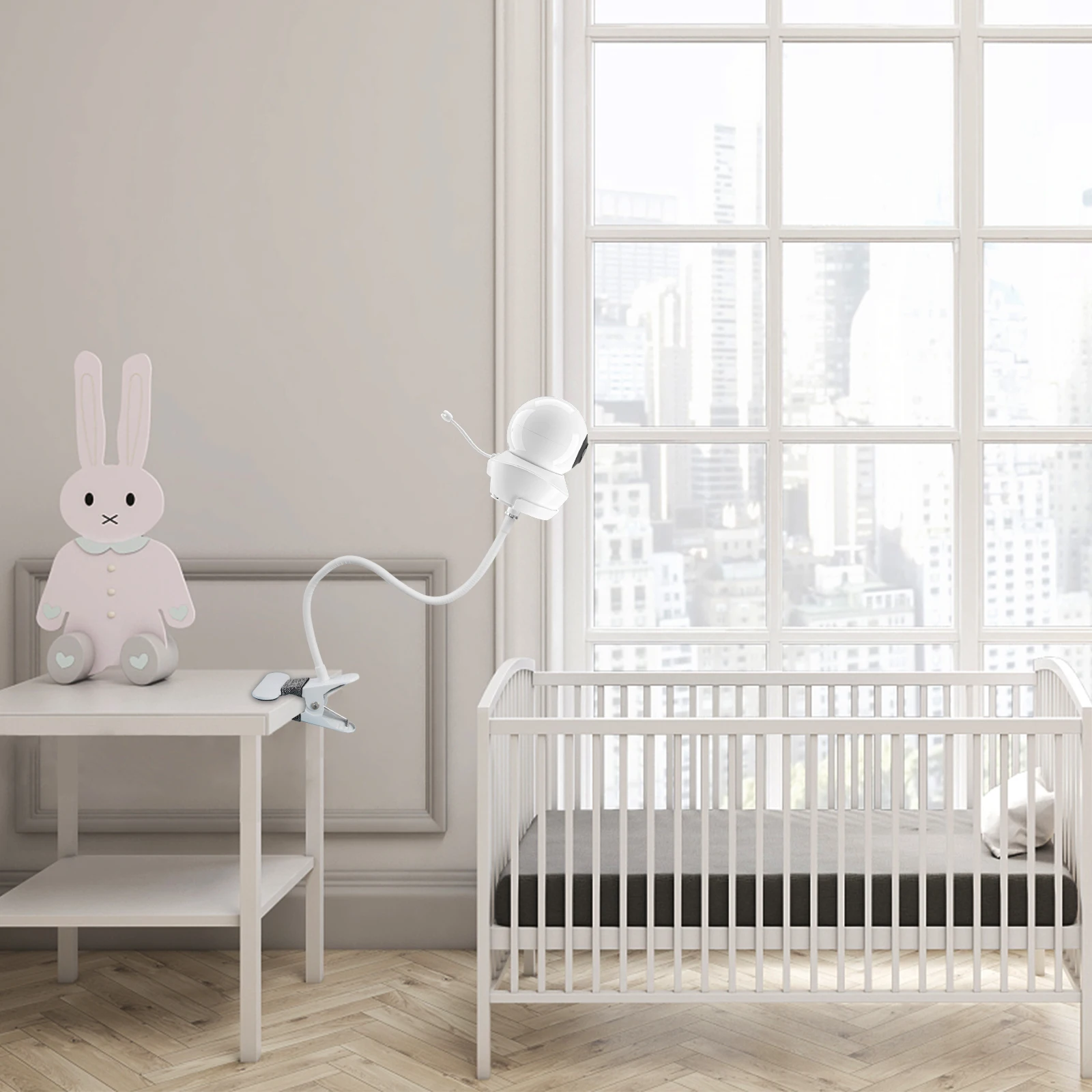 Flexible Clip Clamp Mount with Base For Babysense HD S2