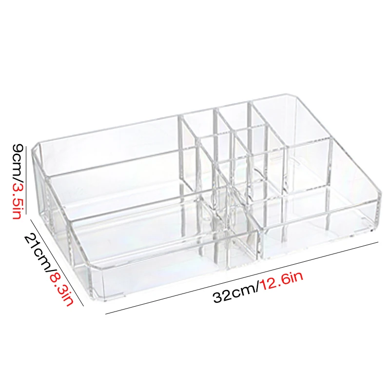 Makeup Organizer Office Organizer Box Cosmetic Plastic Storage Box Desk Bathroom Cosmetic Storage Case Cosmetic Storage Rack 5