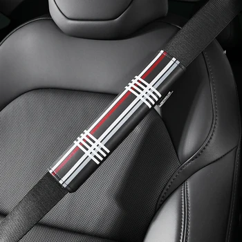Per Audi A4 B9 A5 A6 C6 BMW G30 E90 F30 X5 E70 Toyota GR86 BRZ Cuscinetto per Cintura di Sicurezza Auto Copri Spalla Accessori di Sicurezza