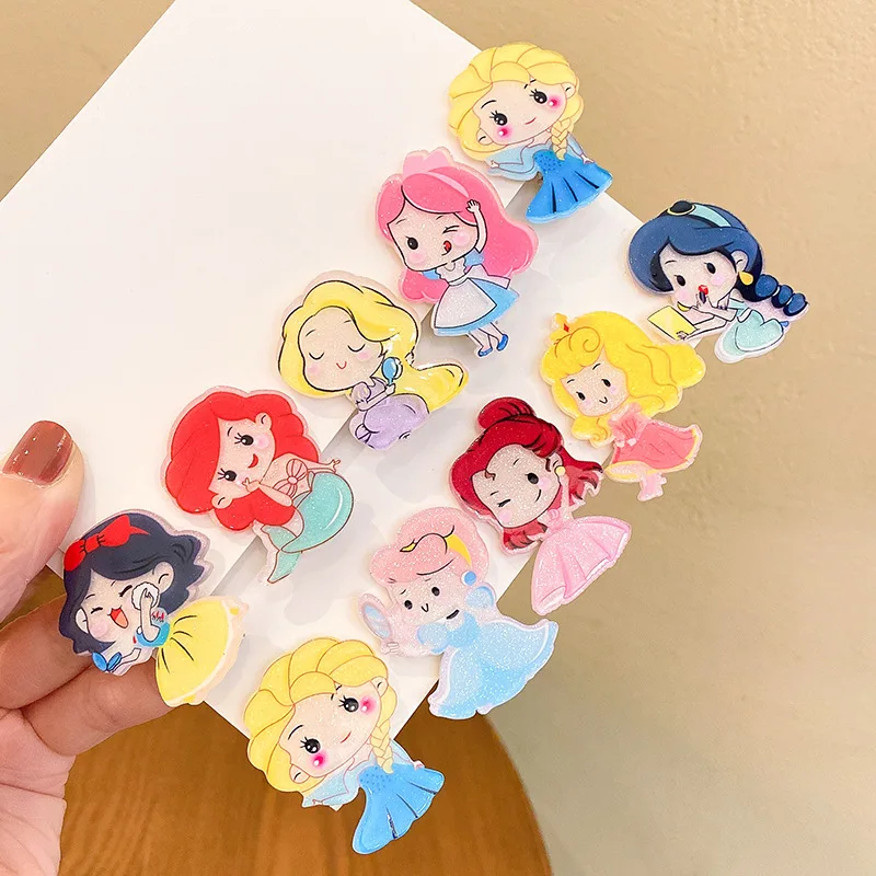 

[10-Piece Set] New In Sweet Candy Cartoon Elements Hair Accessories For Girls Kids Cute Hairpins Child Headdress