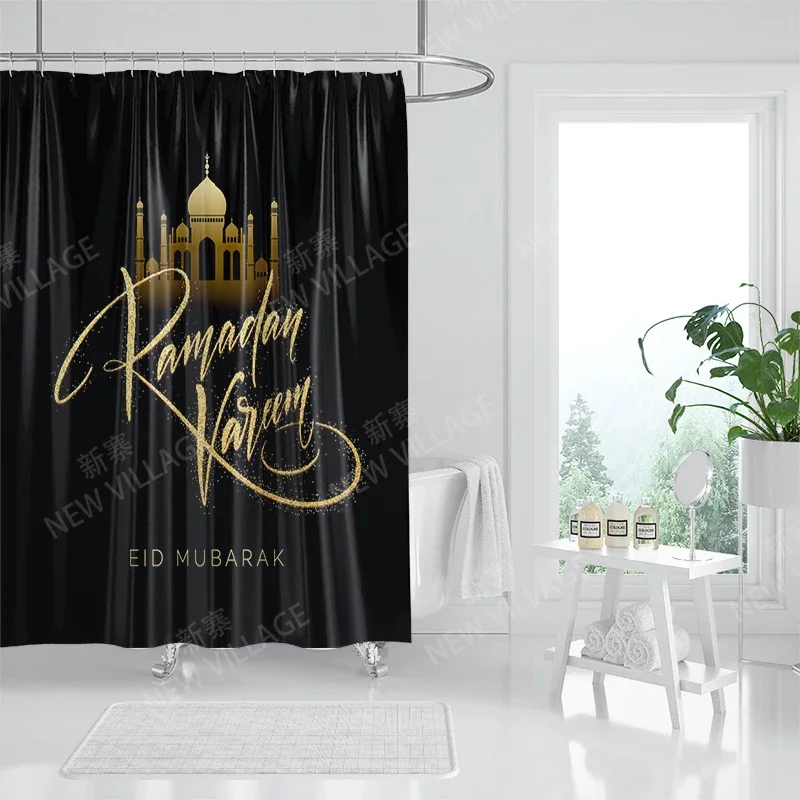 Home shower curtains for bathroom waterproof fabric bathroom Curtains castle Magic and Moon modern shower curtain180x200 240x200 3