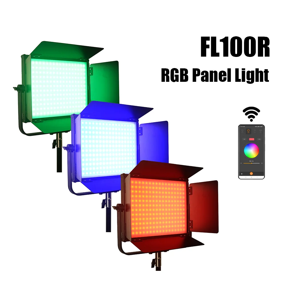 

LUXCEO FL100R RGB панель светильник 100W фотостудия светодиодный фотография в полный цвет