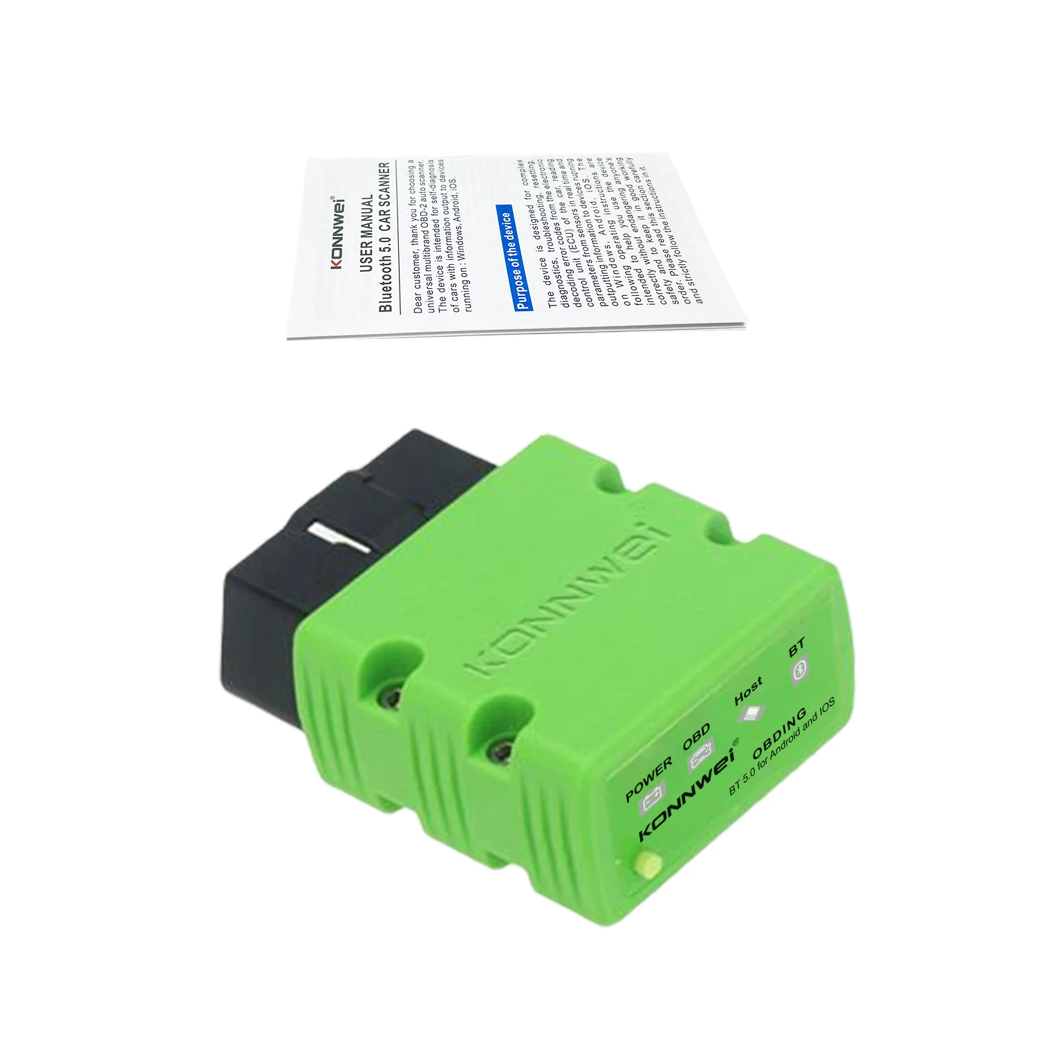 Konnwei Kw902 Elm327 Bluetooth Obd2 Voiture Diagnostic Scanner Lecteur de  code Outil