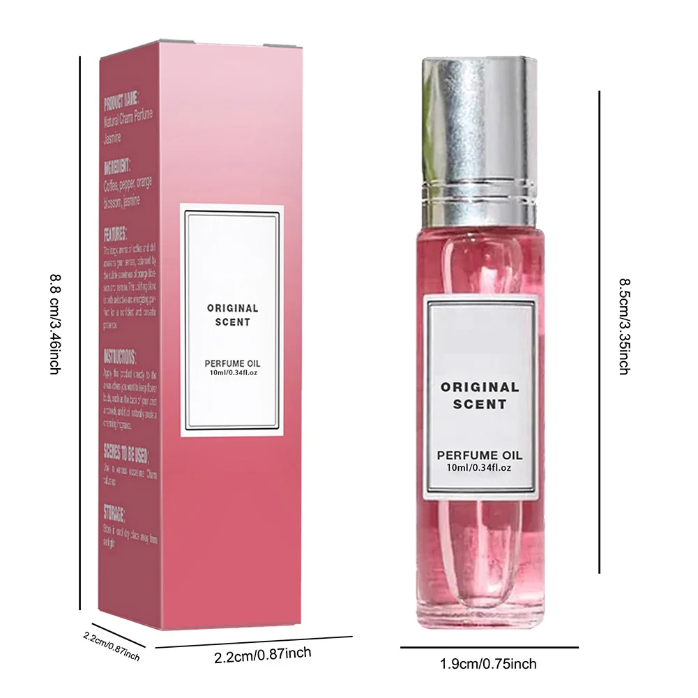 10ml Pheromone Perfume Portable Perfume Long Lasting Roll On Fragrance Attracts Men Enhance Charm & Confidence for Travel Dating