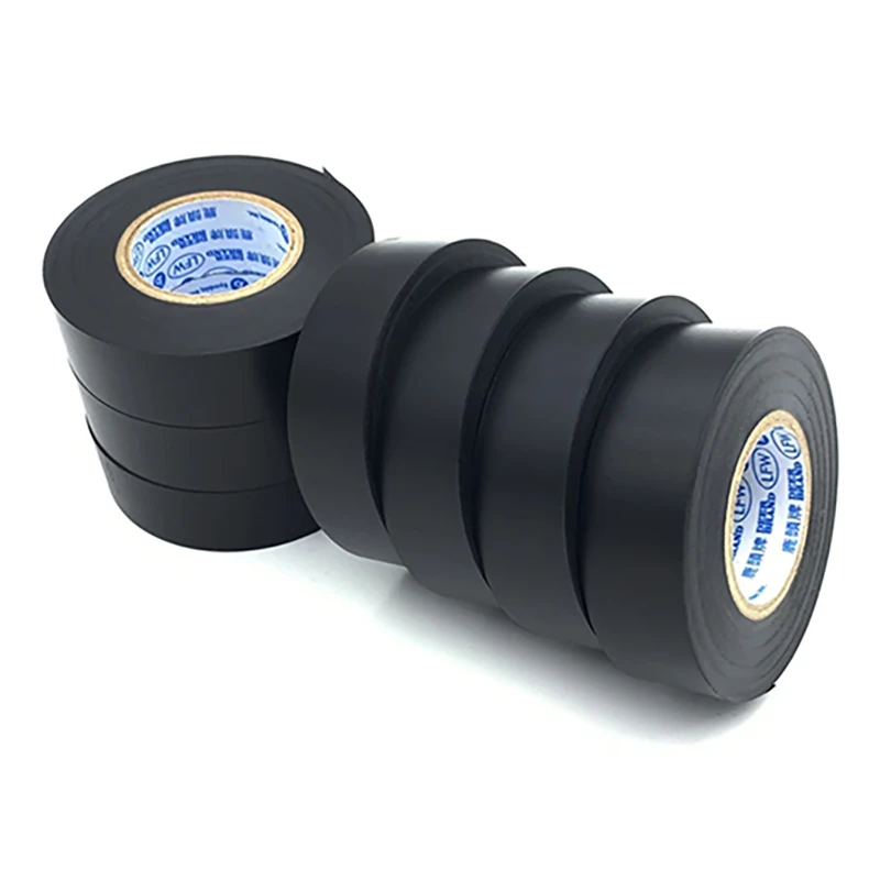 자동차 PVC 비닐 테이프, 난연성 방수 전기 절연 테이프, 블랙 와이어링 하네스, 도매