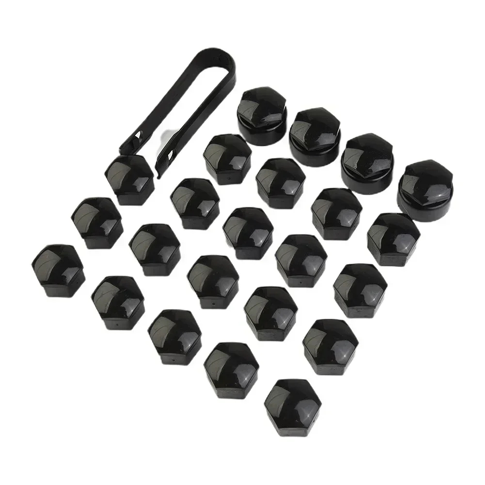 Car Wheel Nut Bolt Trims Studs Cover Cap 17MM 24pcs/set For Opel For BMW 17mm Standard Cap + 23mm Locking Cap Accessories