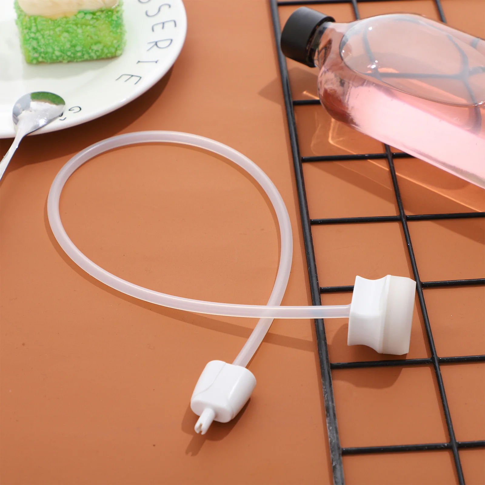Silicone Plastic Vacuum Sealer Hose Attachment with Adapters Connector