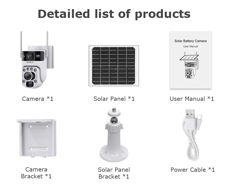 6K 4G SIM Solar Camera 60X ZOOM WiFi Security Cameras Outdoor Surveillance Cam P