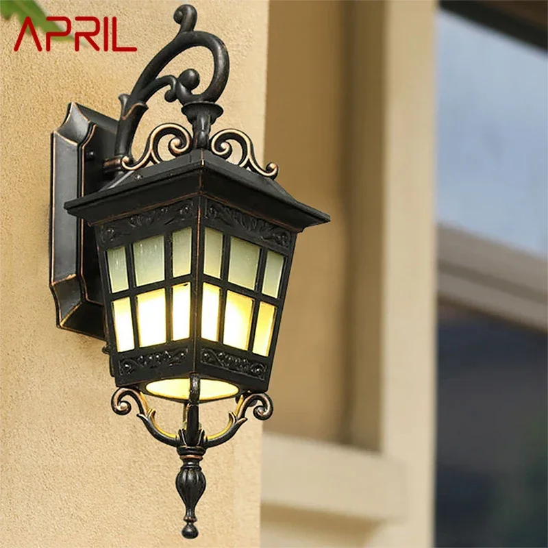 

APRIL Contemporary LED Outdoor Wall Lamps Electric Simplicity Waterproof Balcony Hallway Courtyard Villa Gate Hotel