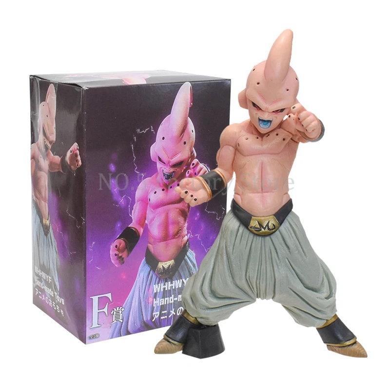 Majin Buu Anime Dragon Ball Z Action Figure PVC, estatueta dos desenhos  animados, modelo de brinquedo para crianças, presentes infantis, 1Pc, 8Pcs  - AliExpress