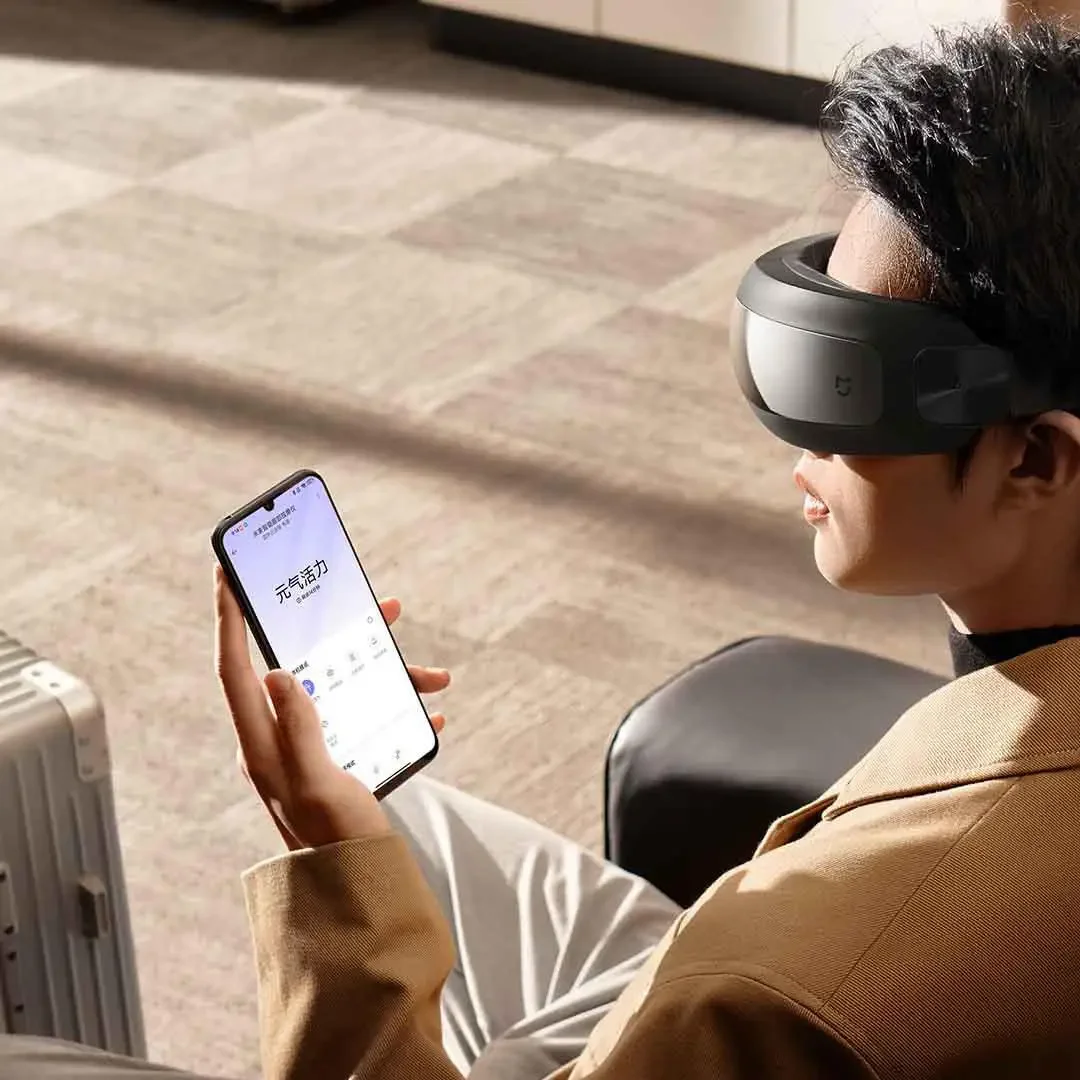 Massaggiatore Oculare Intelligente MIJIA, Occhiali Pieghevoli per Massaggio Oculare, Compatibili con l'App Mi Home, NUOVO - immagine 6