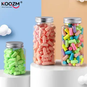 부드러운 스폰지 귀마개, 수면 여행용 수면 귀마개, 소음 감소 비율 35.5db, 방음, 24 개, 60 개, 120 개