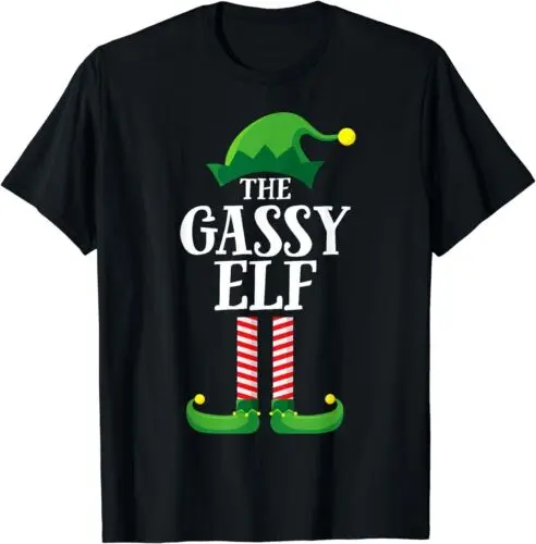 

Gassy Elf Matching Family Group Christmas Party T-Shirt