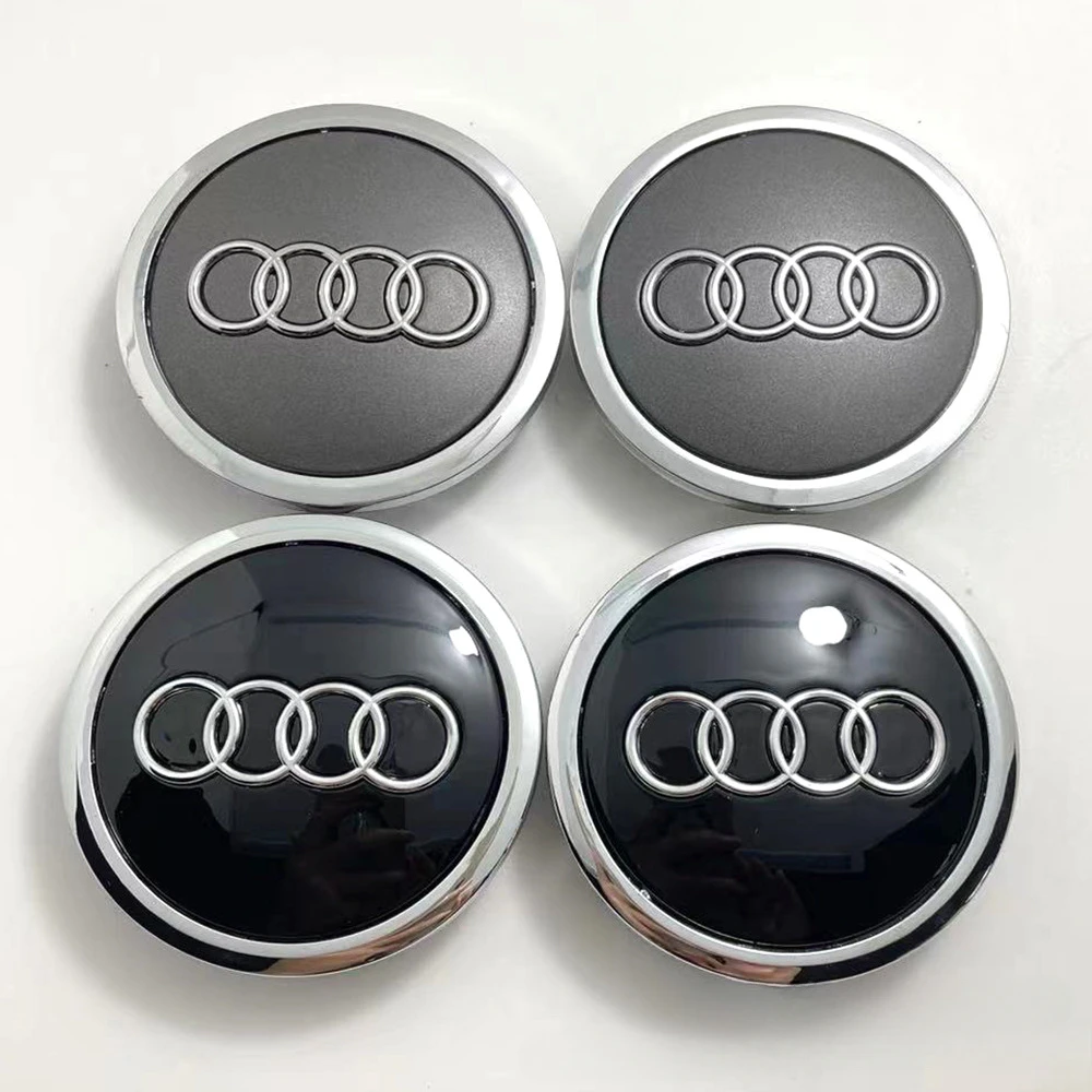 Wheel Hub Caps For Audi 60/61/68/69/77MM Car A4 A6L A7 A8 A3 A5 A6 S3 S4 Q3 Q5 Q5L Q7 RS3 RS4 RS5 RS6 TT Accessories