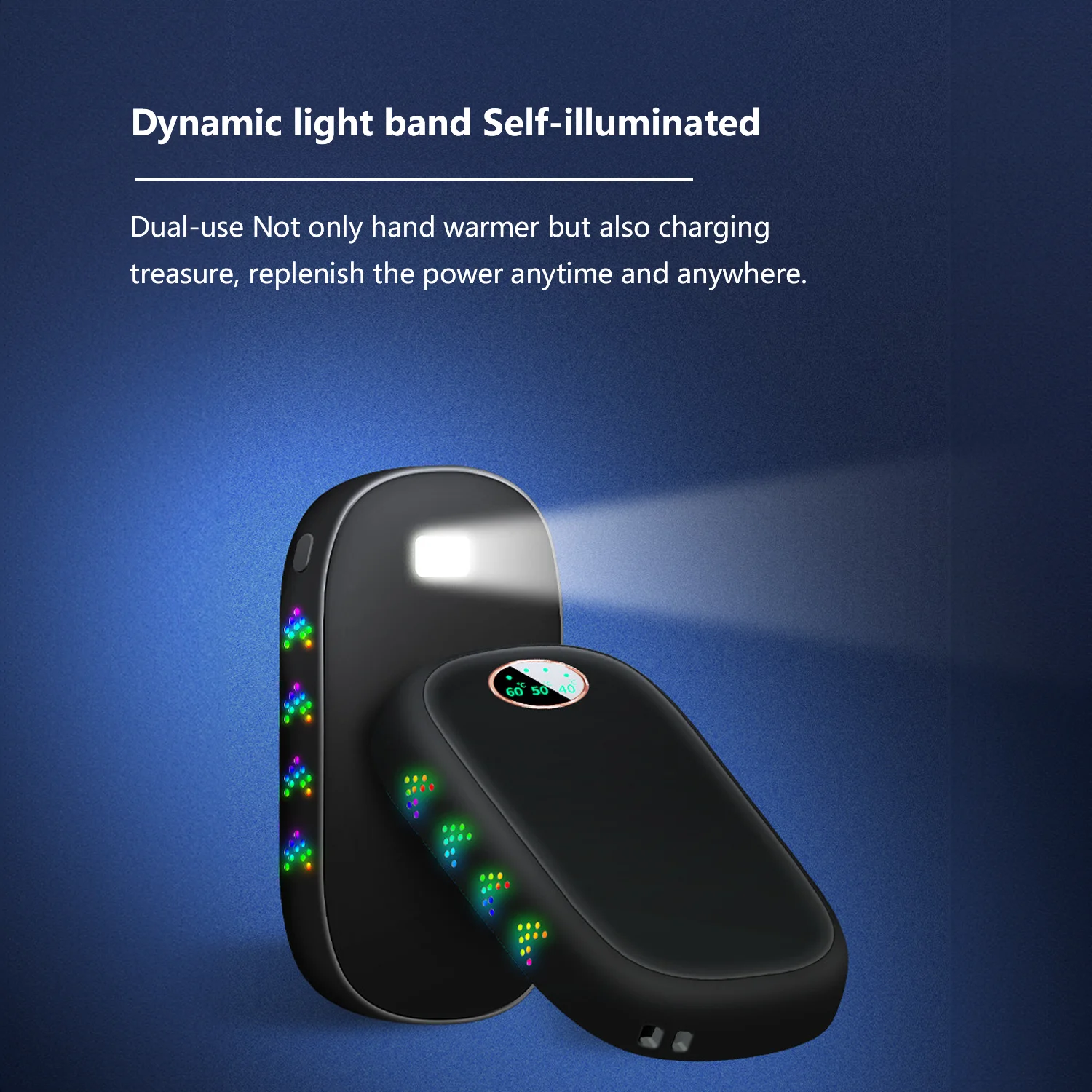Hand Warmers Rechargeable 2 Pack Magnetic Electric Handwarmer 10000mAh 16 Hrs Warmth Pocket Heater for Women Men