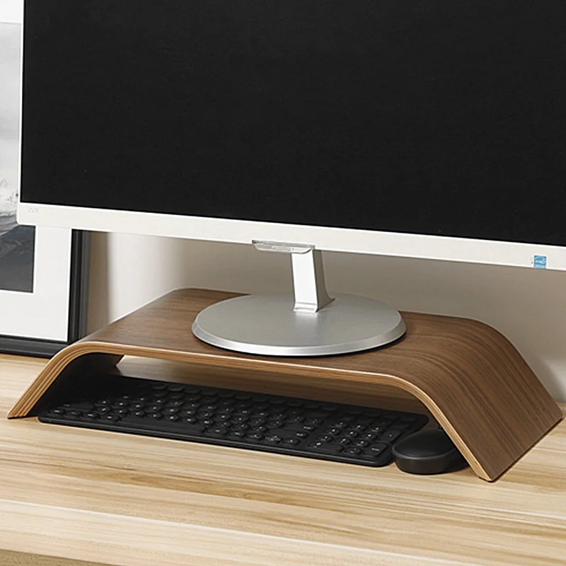 walnut-color-vertical-computer-base-display-height-frame-desktop-computer-storage-shelf-office-furniture-computer-desk-support