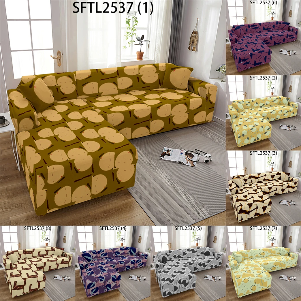 

Abstract Stitching Stretch Sofa Slipcover Elastic Sofa Covers for Living Room Sofa Chair Sectional Couch Cover Home Decor Seater