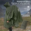 3 In 1 Waterproof Raincoat Lightweight Outdoor Hiking Rain Poncho Rain Jacket Cover Sun Shelter Camping Hiking Cycling Climbing 5