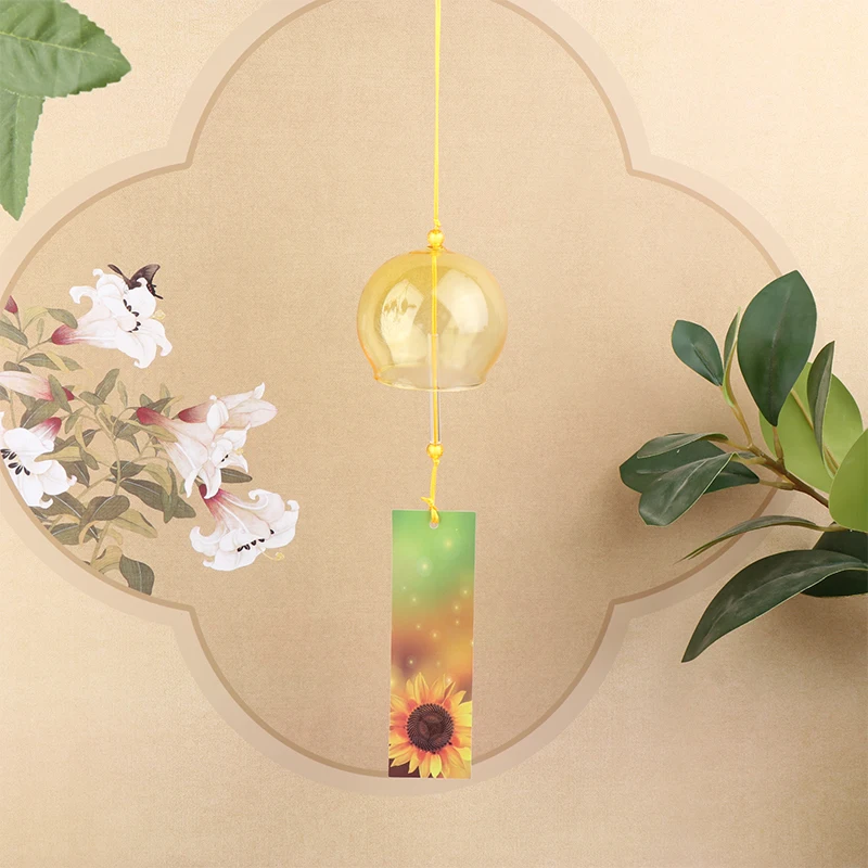 Japanese Iron Furin Wind Chime Tetsurin Vtg Green String Iwate Nanbu O