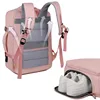 USB Mommy Diaper Bags Laptop Bag Large Capacity Baby Care Mummy Backpack Multi-Function Waterproof Outdoor Bag with Shoe Storage 2