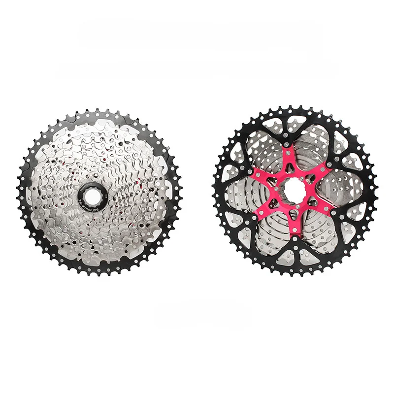 SHIMANO SRAM Bicycle Sprocket Gear Bicycle Cassette Bike Freewheel Bike Sprocket Bicycle Parts SUNSHINE MTB Bike Cassette 8/9/10/11/12Speed 34/36T/40T/42T/46T/50T/52T Bicycle Cassette Freewheel MTB Sprocket