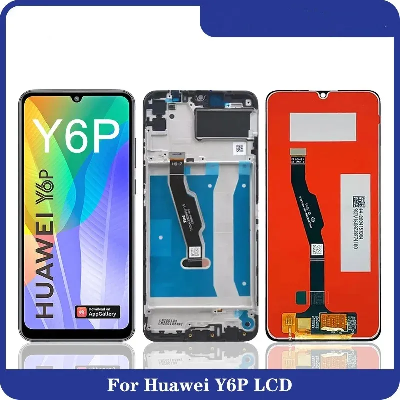 

6.3'' For Huawei Y6P 2020 LCD MED-LX9 MED-LX9N Display Touch Screen Digitizer For Huawei Y6P LCD Display Replacement