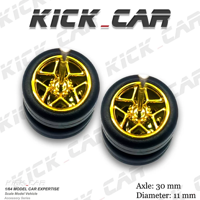 Cerchi Per Hot Wheels Set Ruote Real Rider 1/64 Per Hot Wheels: 5