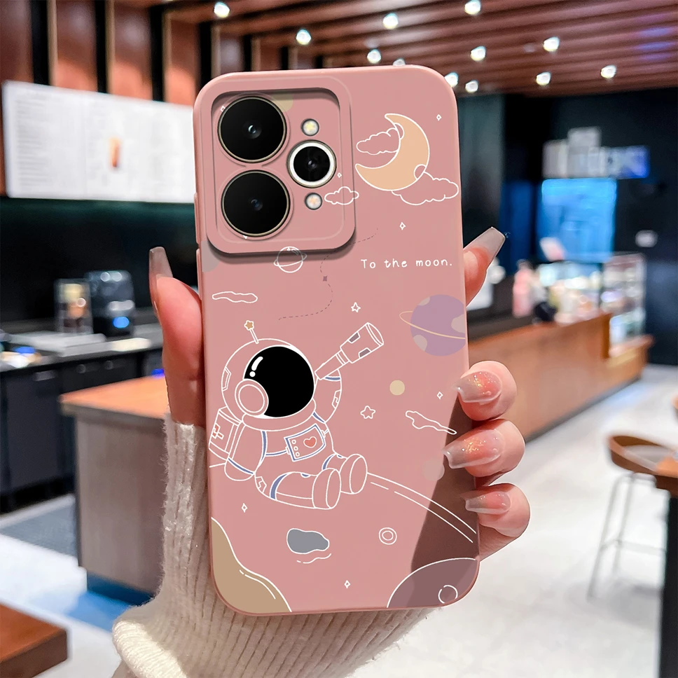 Creative Cartoon Pattern Soft Back Phone Case with Camera Protection - Lightweight Shell