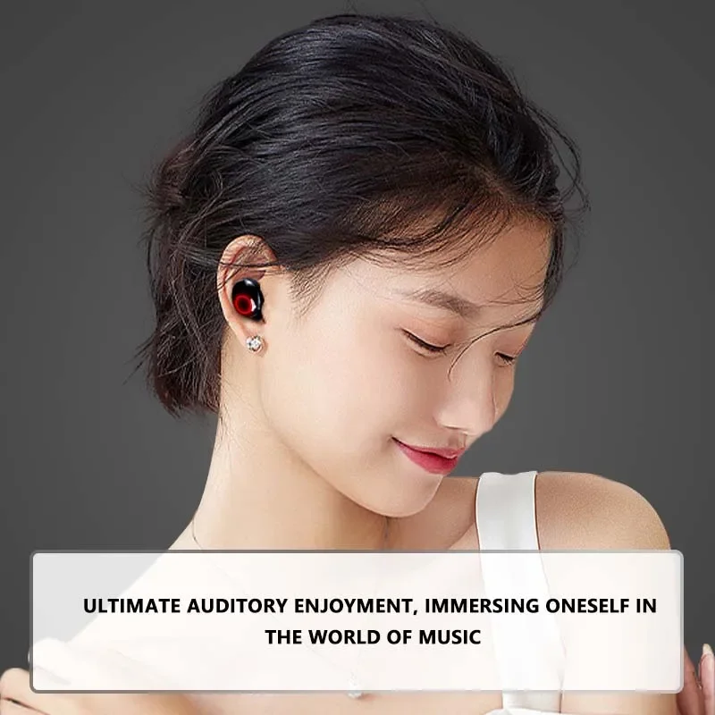 Wireless Earphones Bluetooth TWS LED Display Headset Waterproof