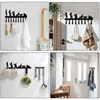 1pc Key Holder Cat with 9 Hooks for Bag Clothes Key Hanging Small Wall Shelf Holder Halloween Wall Decorative About 15x33cm 6