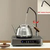 220V Automatic Water Supply Electric Ceramic Stove Tea Maker High Power Water Pumping Induction Cooker Desktop Tea Stove 1500W 3