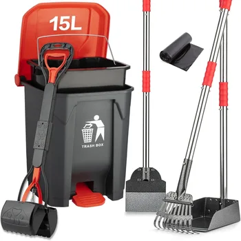 Dog Waste Scooper Set 15L 1