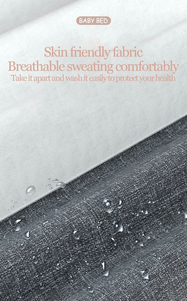 Smart Electric Baby Cradle with Auto Swing Bluetooth Music Timer Control Lightweight Foldable Bed Comfortable Sleep for Infants S203e97f86e70461c91f544cf9b0d38dd7