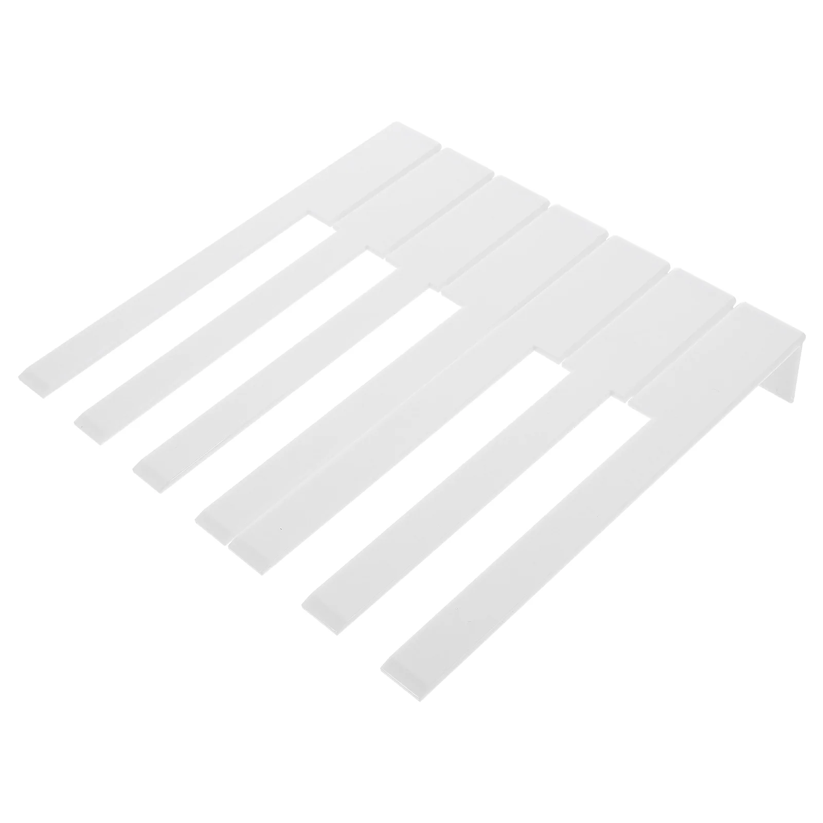 

52 Pcs Piano White Key Skin Durable Repair Supplies Keyboard Replacing Tops Acrylic Professional Tools Arcylic